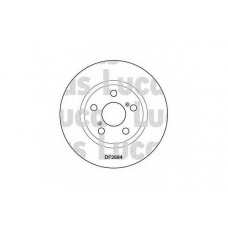 DF2684 TRW Тормозной диск
