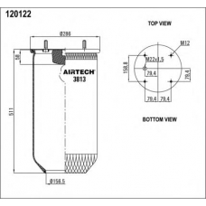 3813 P Airtech Кожух пневматической рессоры