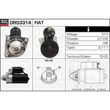 DRS3314 DELCO REMY Стартер