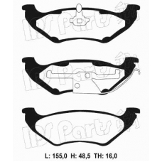 IBR-1994 IPS Parts Комплект тормозных колодок, дисковый тормоз