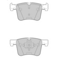 FD7536A NECTO Комплект тормозных колодок, дисковый тормоз