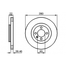 0 986 478 508 BOSCH Тормозной диск