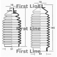 FSG3150 FIRST LINE Пыльник, рулевое управление