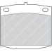 FDB180 FERODO Комплект тормозных колодок, дисковый тормоз