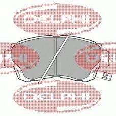 LP936 DELPHI Комплект тормозных колодок, дисковый тормоз