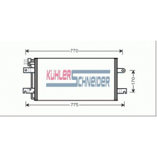 3520501 KUHLER SCHNEIDER Конденсатор, кондиционер