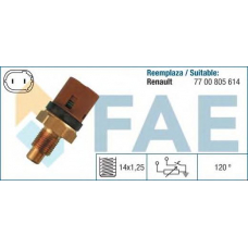 34300 FAE Датчик, температура охлаждающей жидкости