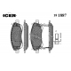 181887<br />ICER<br />Комплект тормозных колодок, дисковый тормоз