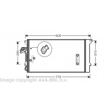 VW5244 AVA Конденсатор, кондиционер