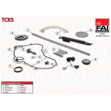 TCK5 FAI AutoParts Комплект цели привода распредвала