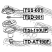 TSS-001 FEBEST Подвеска, амортизатор