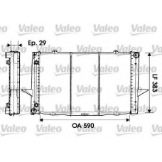 732941 VALEO Радиатор, охлаждение двигателя