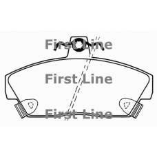 FBP1152 FIRST LINE Комплект тормозных колодок, дисковый тормоз