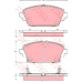GDB1491 TRW Комплект тормозных колодок, дисковый тормоз