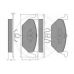 10303 OPTIMAL Комплект тормозных колодок, дисковый тормоз