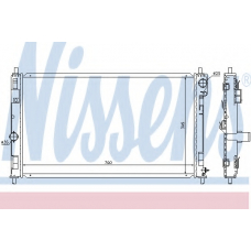 61019 NISSENS Радиатор, охлаждение двигателя
