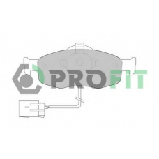 5000-0766 PROFIT Комплект тормозных колодок, дисковый тормоз