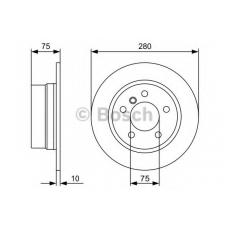 0 986 479 494 BOSCH Тормозной диск