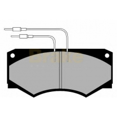 PA509 BRAKE ENGINEERING Комплект тормозных колодок, дисковый тормоз