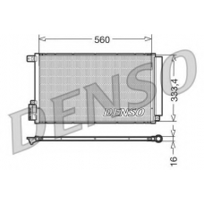 DCN13109 DENSO Конденсатор, кондиционер