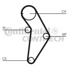 CT973WP1 CONTITECH Водяной насос + комплект зубчатого ремня