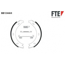 BB1244A6 FTE Комплект тормозных колодок, стояночная тормозная с