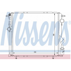 63957 NISSENS Радиатор, охлаждение двигателя