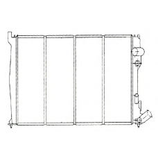 2110905 BEHR Radiator