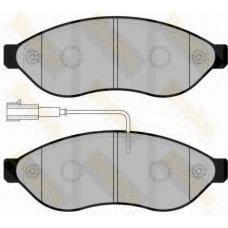 PA1754 BRAKE ENGINEERING Комплект тормозных колодок, дисковый тормоз