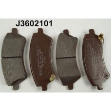 J3602101 NIPPARTS Комплект тормозных колодок, дисковый тормоз