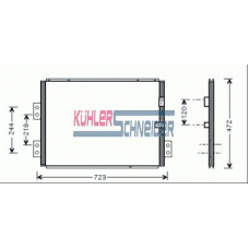 3220171 KUHLER SCHNEIDER Конденсатор, кондиционер