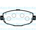BP-9075 KAVO PARTS Комплект тормозных колодок, дисковый тормоз