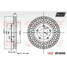 855096.6880 MAXTECH Тормозной диск