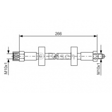 1 987 476 337 BOSCH Тормозной шланг