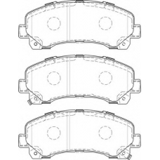 FD7488A NECTO Комплект тормозных колодок, дисковый тормоз