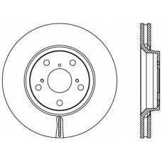 BDA2365.20 OPEN PARTS Тормозной диск