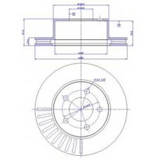 142.585 CAR Тормозной диск