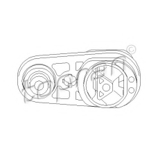 700 534 TOPRAN Подвеска, двигатель