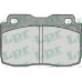 05P010 LPR Комплект тормозных колодок, дисковый тормоз