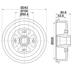 MBD330 MINTEX Тормозной барабан