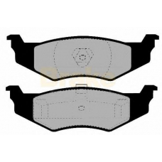 PA1138 BRAKE ENGINEERING Комплект тормозных колодок, дисковый тормоз