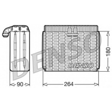 DEV01002 DENSO Испаритель, кондиционер