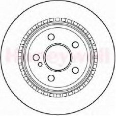 562242B BENDIX Тормозной диск