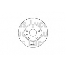 DF2763 TRW Тормозной диск