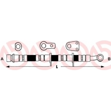 T 28 064 BREMBO Тормозной шланг