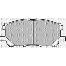 BBP1901 BORG & BECK Комплект тормозных колодок, дисковый тормоз