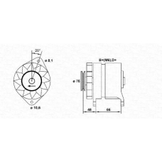 943356151010 MAGNETI MARELLI Генератор