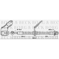 BBH6741 BORG & BECK Тормозной шланг