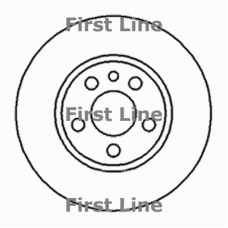 FBD1023 FIRST LINE Тормозной диск