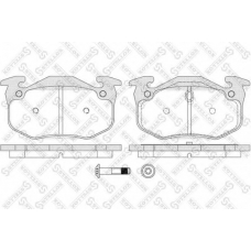 155 070B-SX STELLOX Комплект тормозных колодок, дисковый тормоз